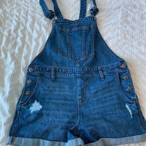 Old Navy Denim Jean Short Overalls